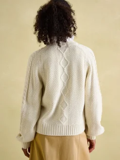 Rafferty Cable Knit Cardigan<Joules Sale