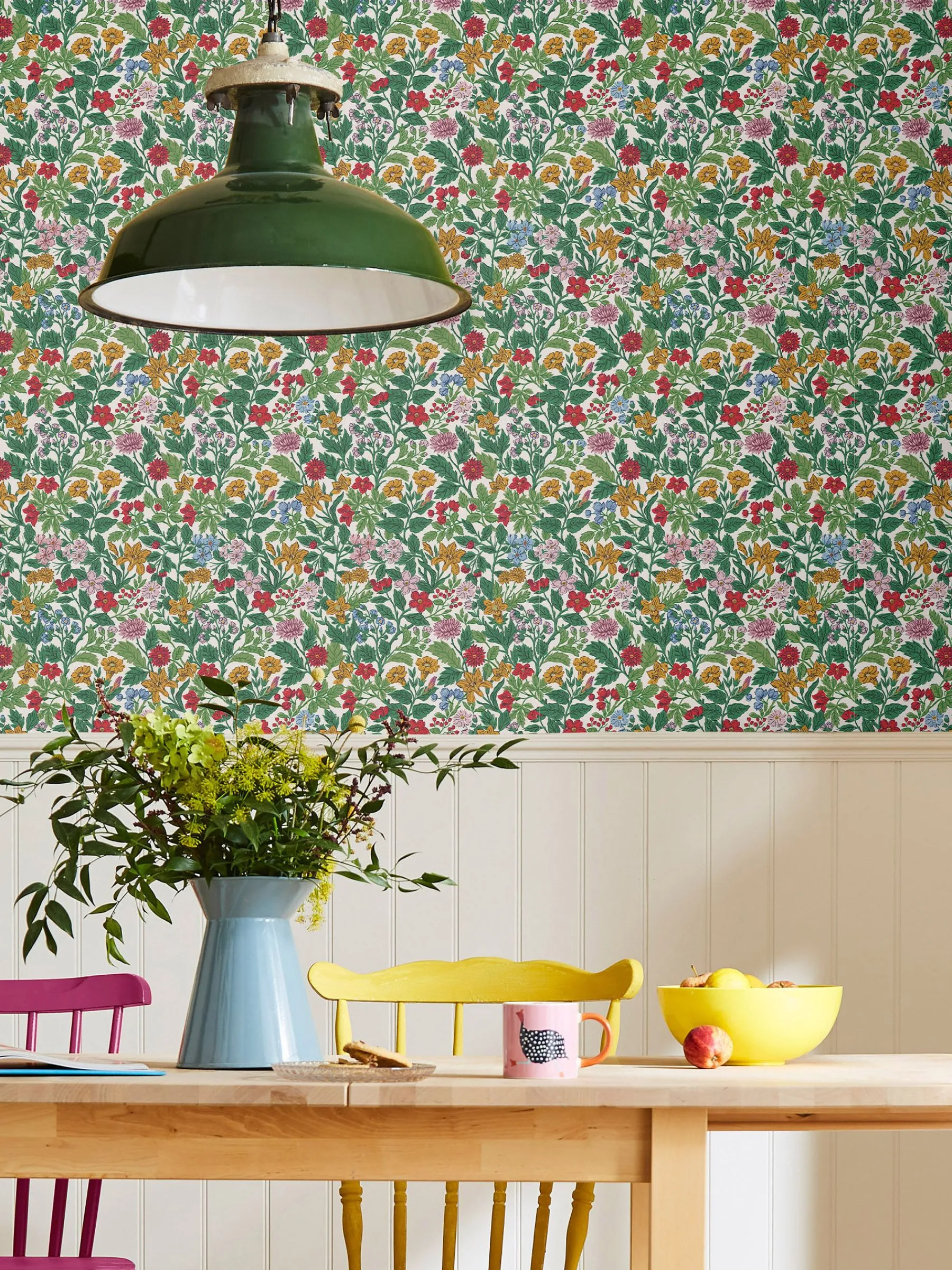 Arts & Crafts Floral 10M Wallpaper<Joules Hot