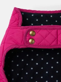 Raspberry Pink Quilted Rain Dog Coat<Joules