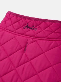 Raspberry Pink Quilted Rain Dog Coat<Joules