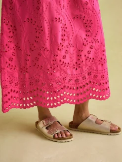 Reid Broderie 100% Cotton Dress<Joules Best