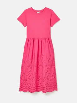 Reid Broderie 100% Cotton Dress<Joules Best