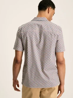 Revere Printed Short Sleeve Shirt<Joules