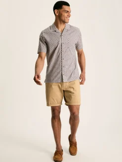 Revere Printed Short Sleeve Shirt<Joules