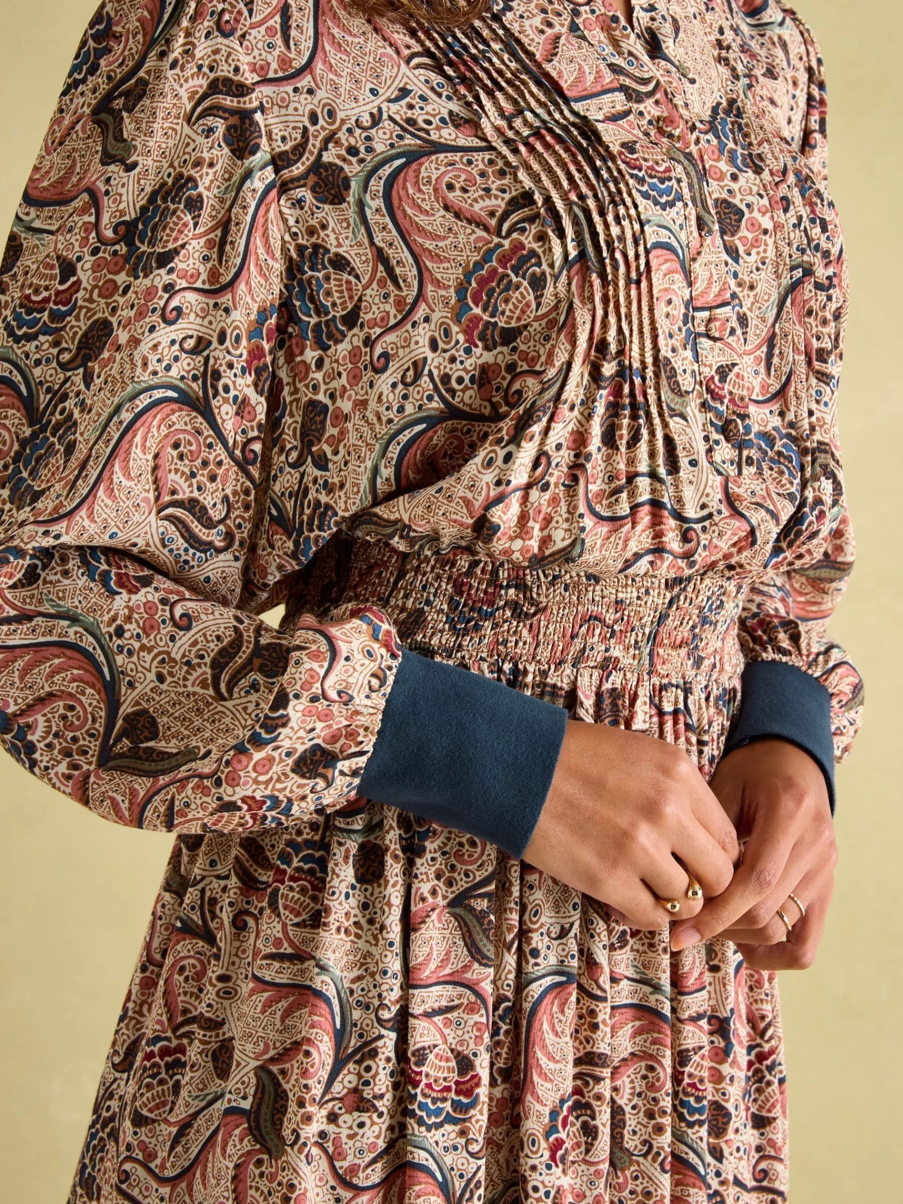 Rosa Printed Maxi Shirt Dress<Joules Outlet
