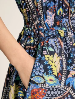 Rosalie V-Neck Frill Dress<Joules Clearance