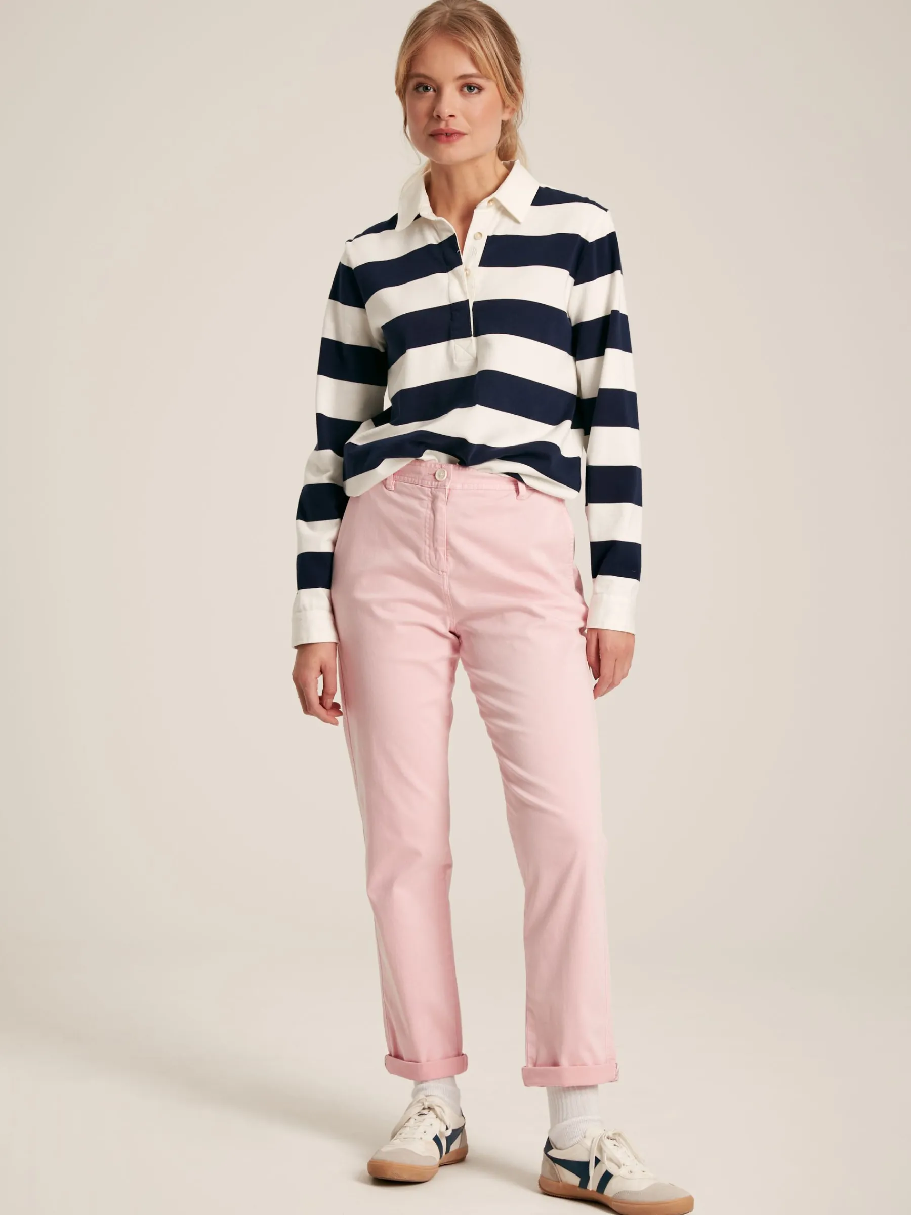 Rose Pink Slim Fit Chino Trousers<Joules Best