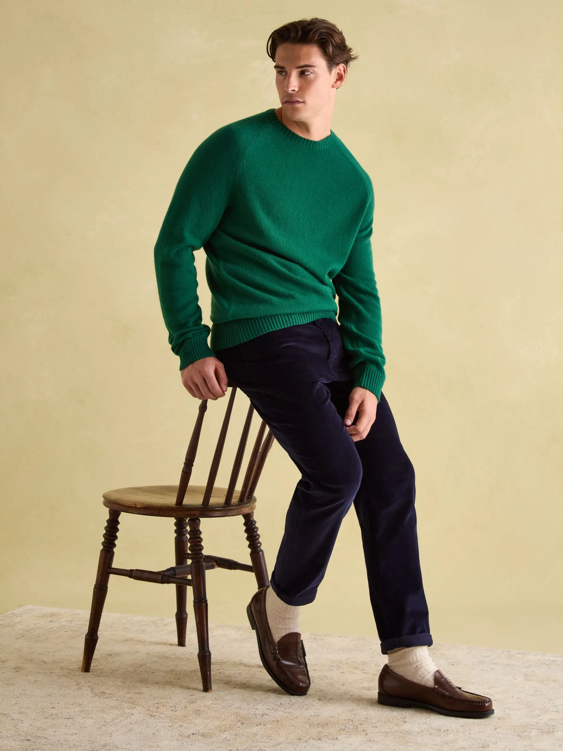 Rowley Lambswool Crew Neck Jumper<Joules New