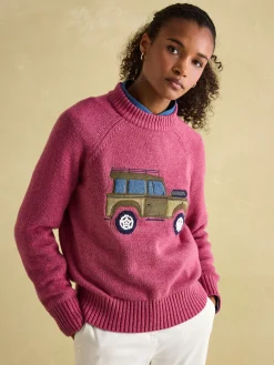 Rutland Applique Knitted Jumper<Joules New