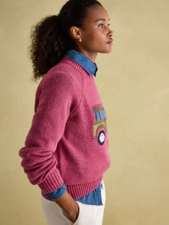 Rutland Applique Knitted Jumper<Joules New