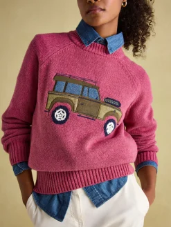 Rutland Applique Knitted Jumper<Joules New