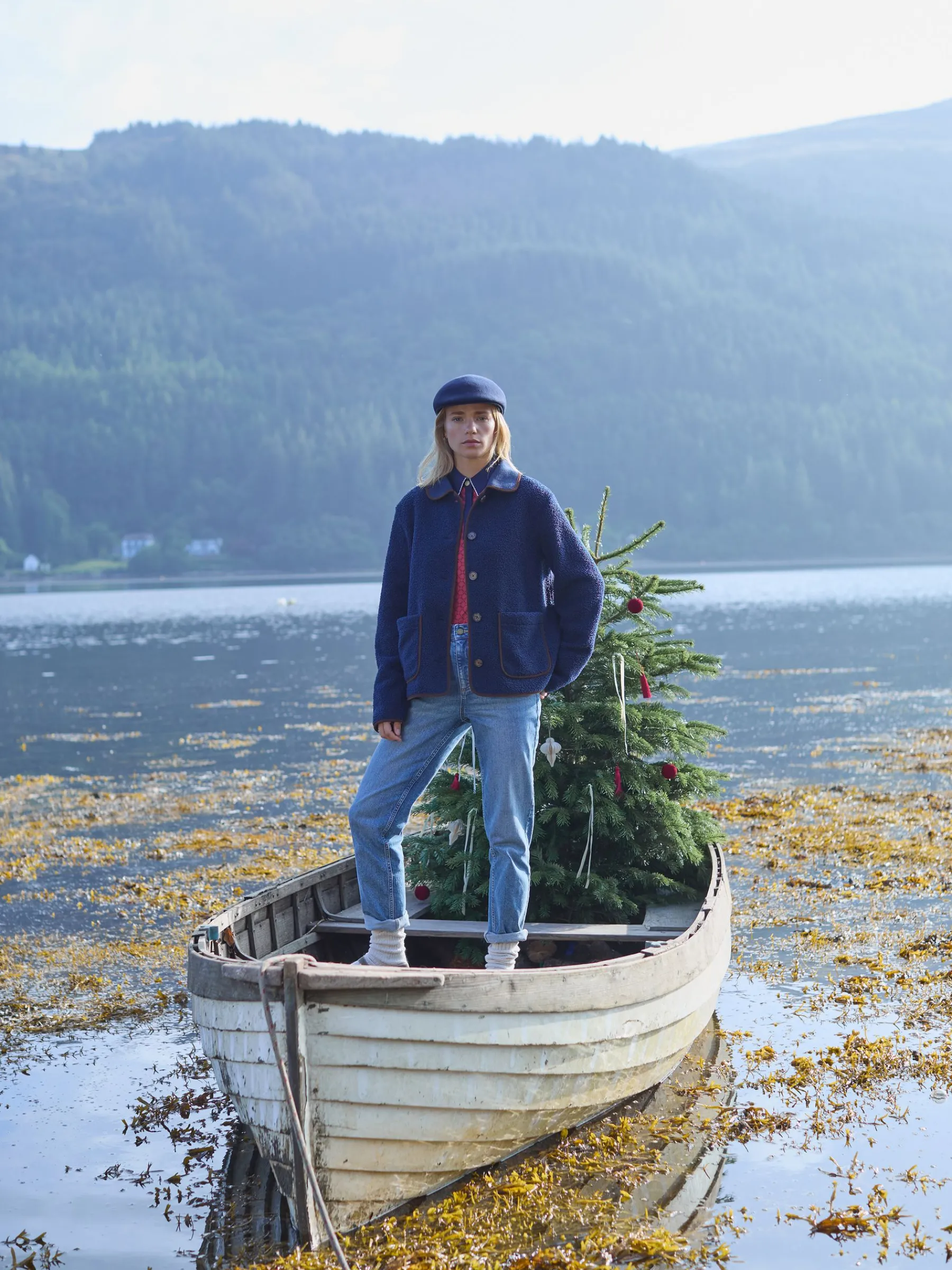 Sadie Button Down Fleece Jacket<Joules Discount