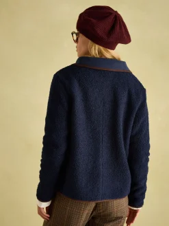 Sadie Button Down Fleece Jacket<Joules Discount