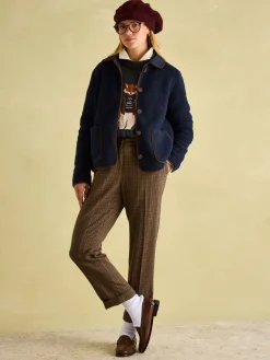 Sadie Button Down Fleece Jacket<Joules Discount