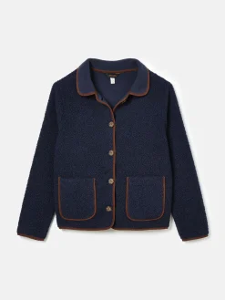 Sadie Button Down Fleece Jacket<Joules Discount