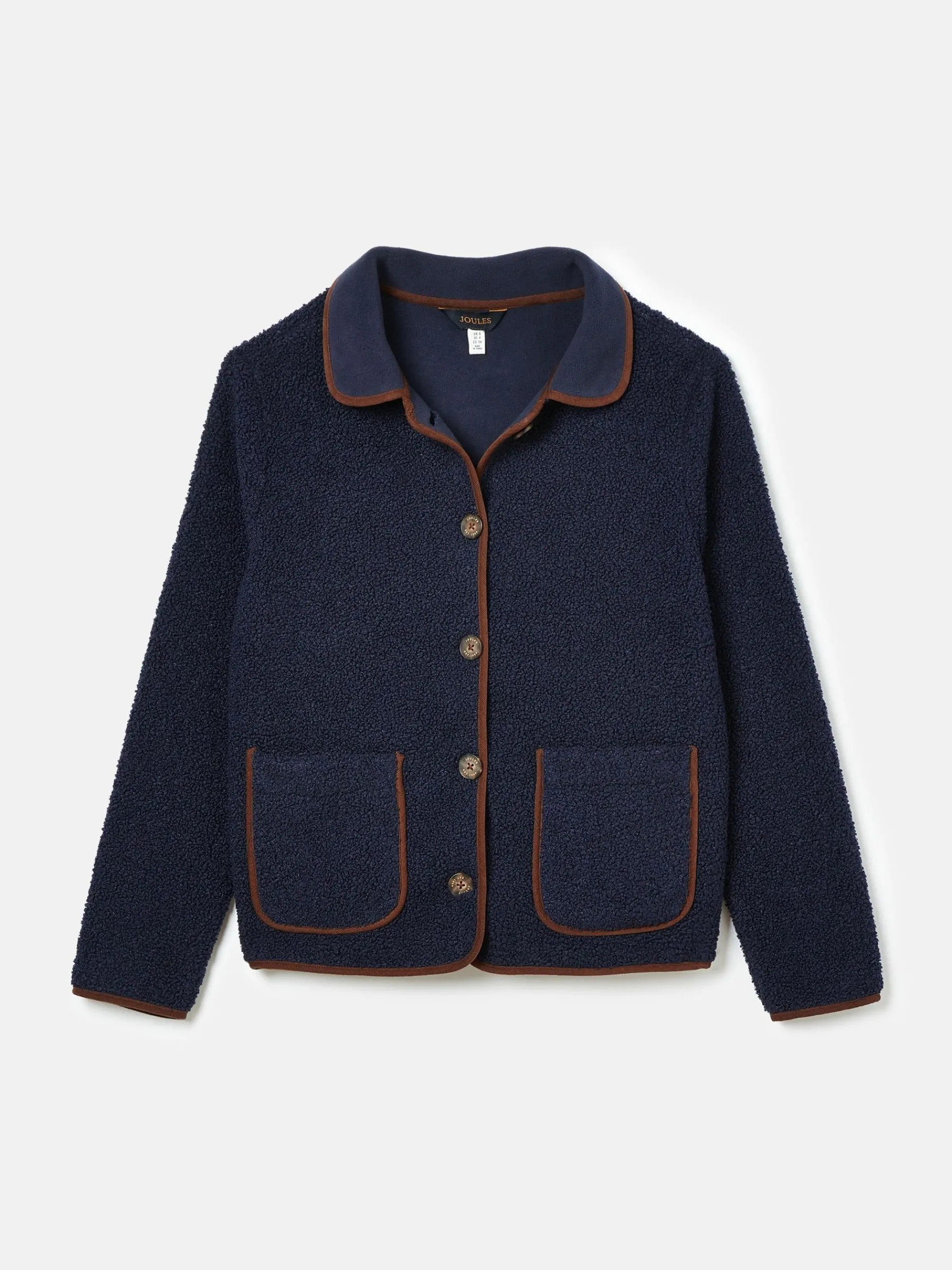 Sadie Button Down Fleece Jacket<Joules Discount