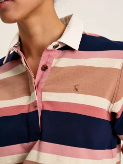 Sammie Tan Multi Stripe Striped Heavyweight Cotton Rugby Shirt<Joules Hot