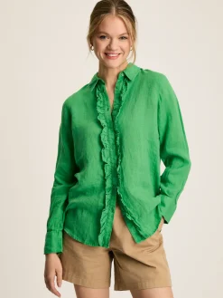 Selene 100% Linen Shirt<Joules New