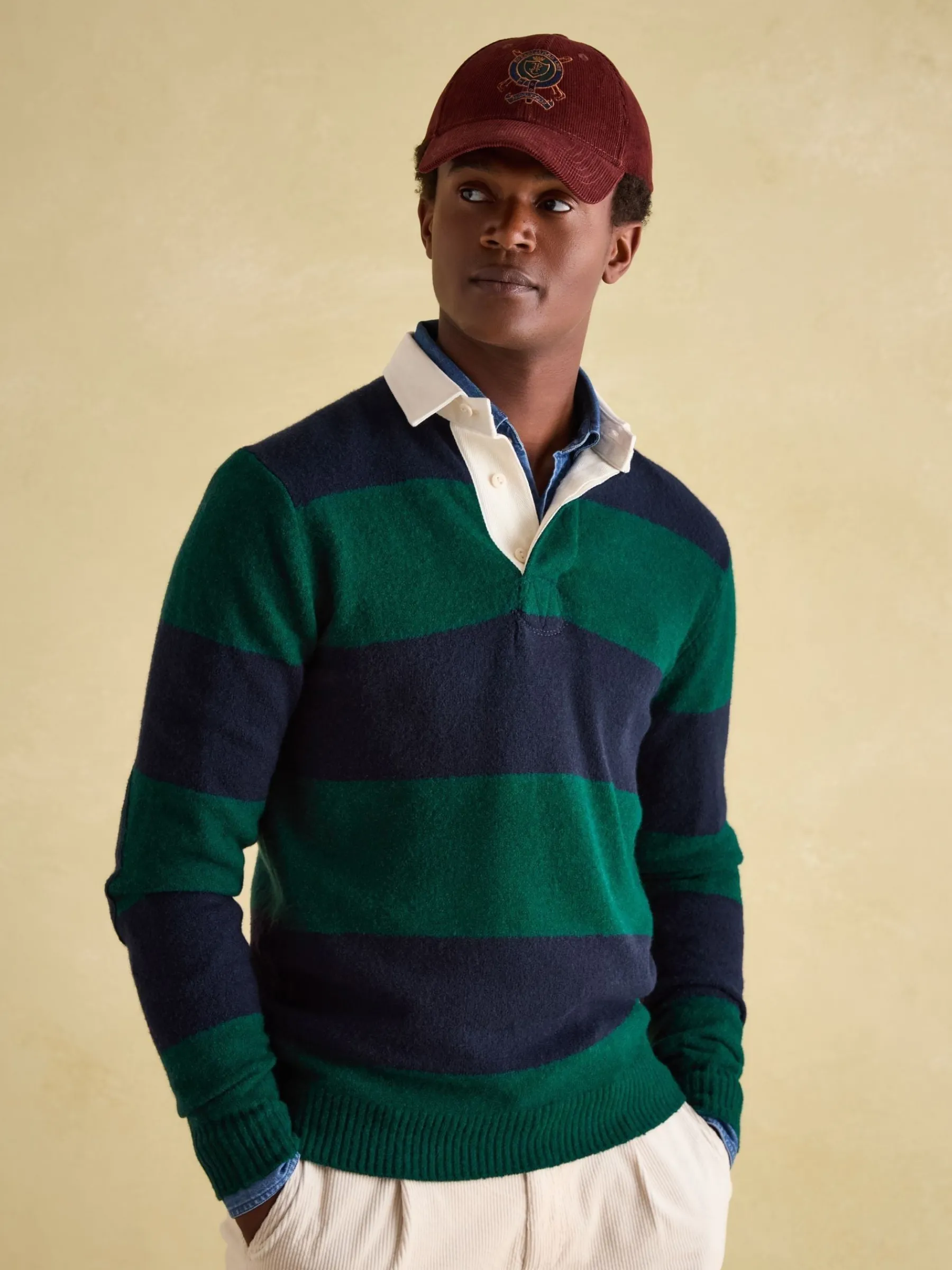 Seymour Knitted Rugby Shirt<Joules Sale
