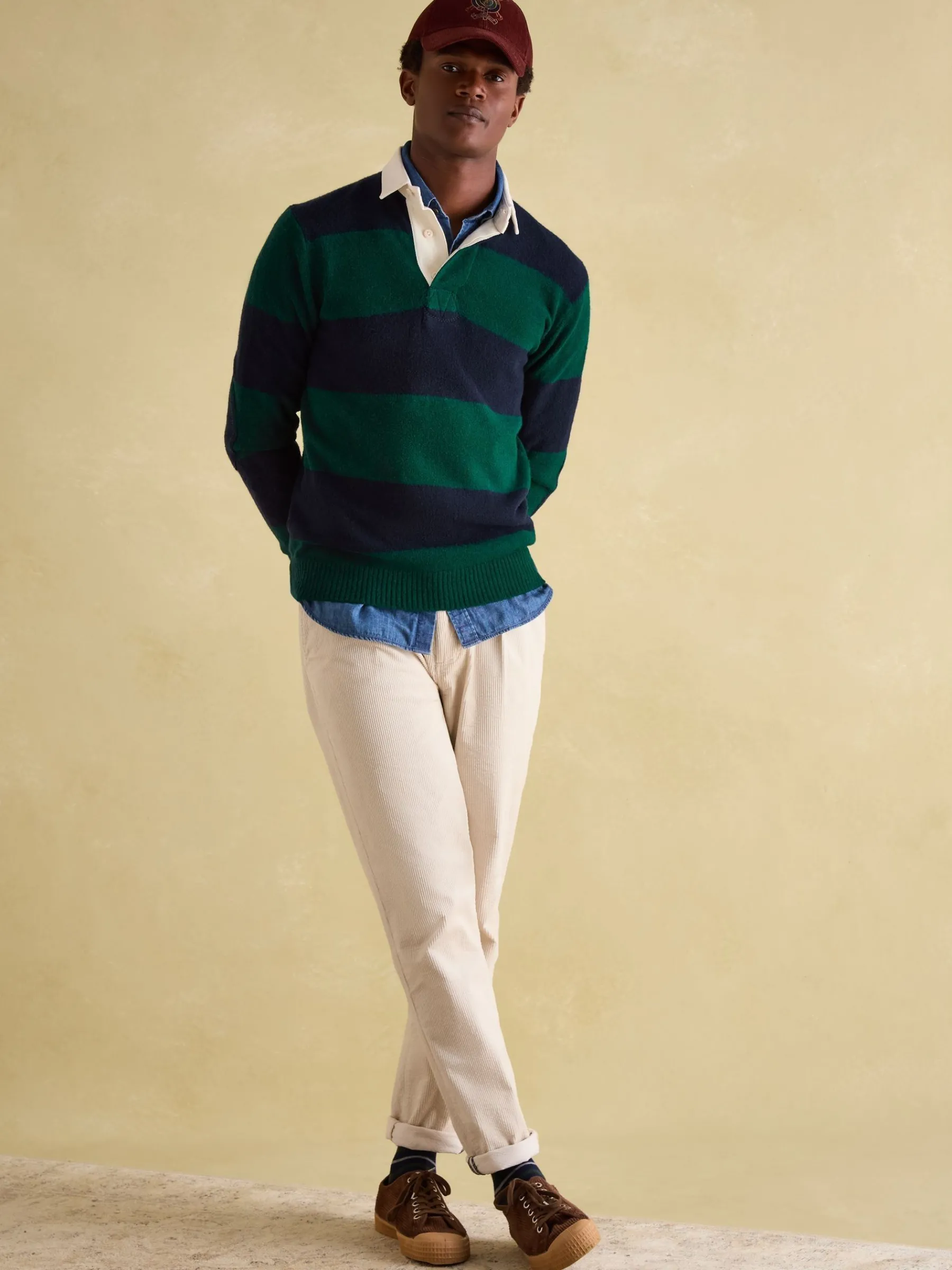 Seymour Knitted Rugby Shirt<Joules Sale