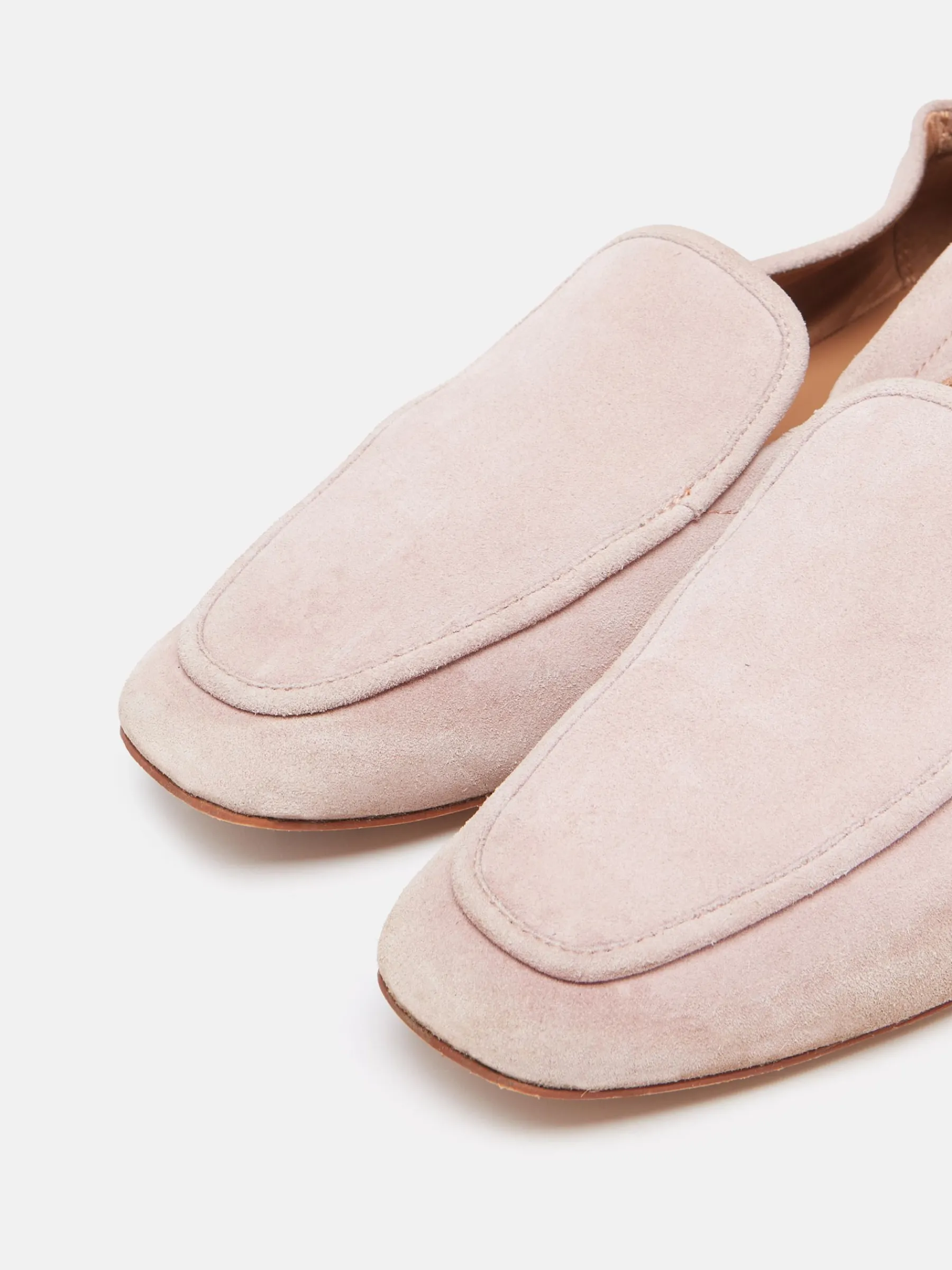 Sloane Narrow Fit Suede Loafers<Joules Clearance