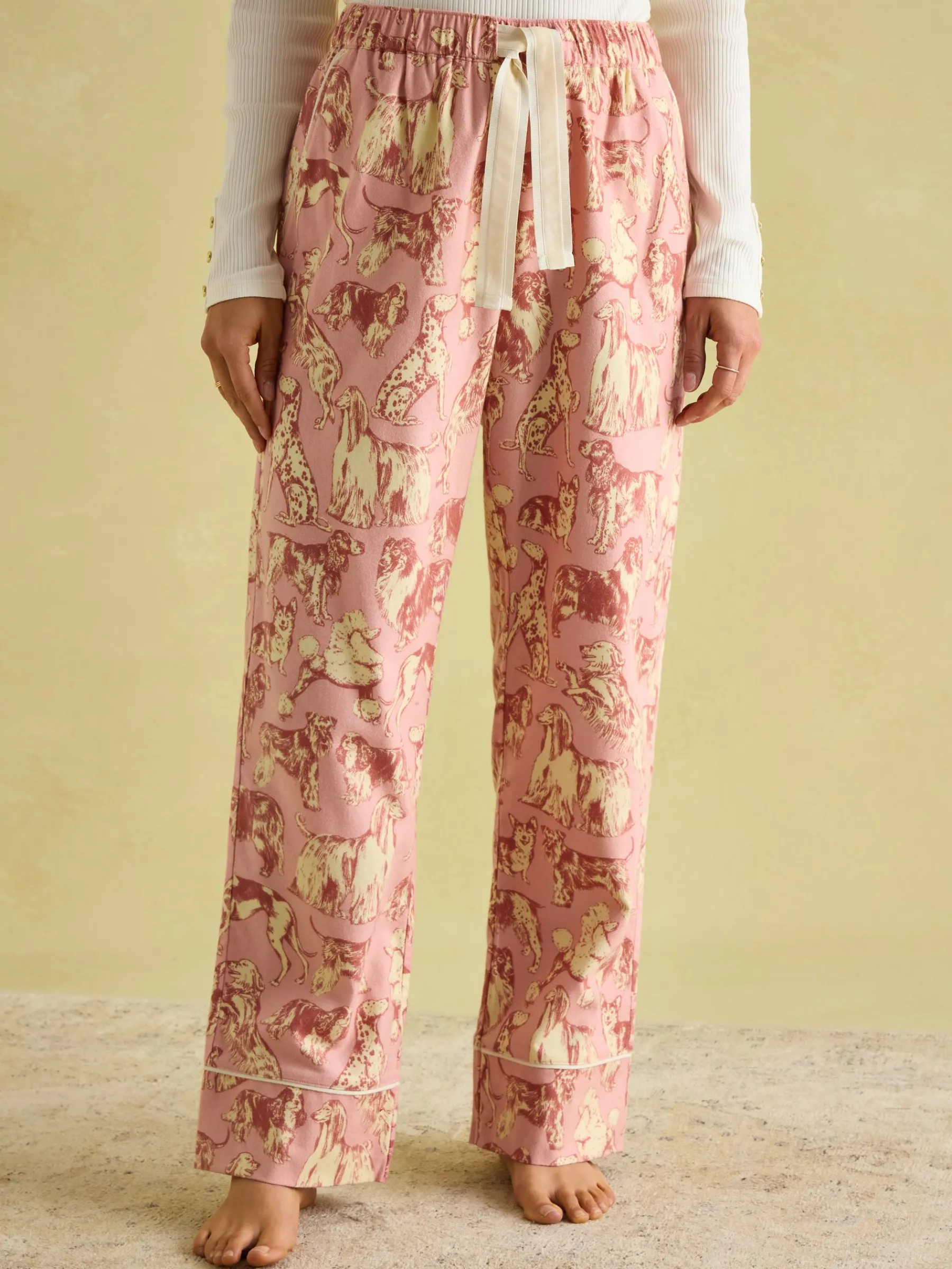 Stella Cotton Pyjama Bottoms<Joules