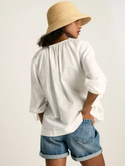 Sylvie Tie Cuff Blouse<Joules New