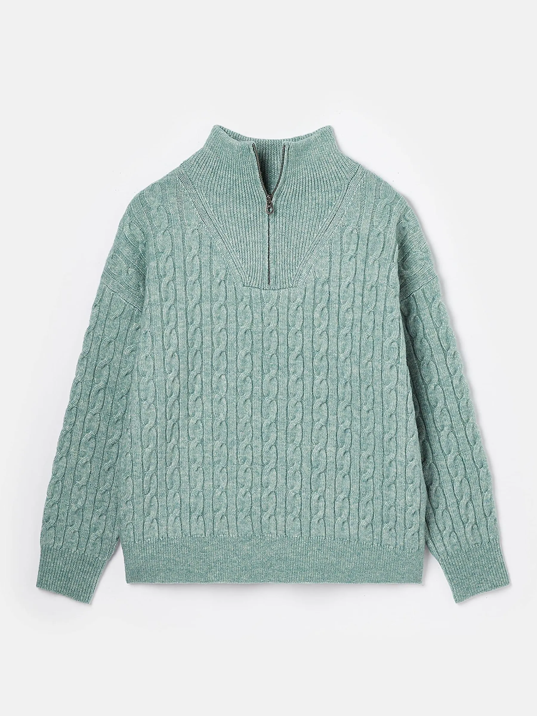 Tabitha Knitted Quarter Zip Jumper<Joules Outlet