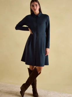 Tallie Long Sleeve Jersey Ponte Dress<Joules Best