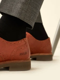Tan Brown Leather Brogues<Joules Discount