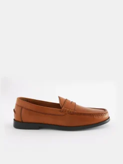 Tan Brown Penny Loafers<Joules Best