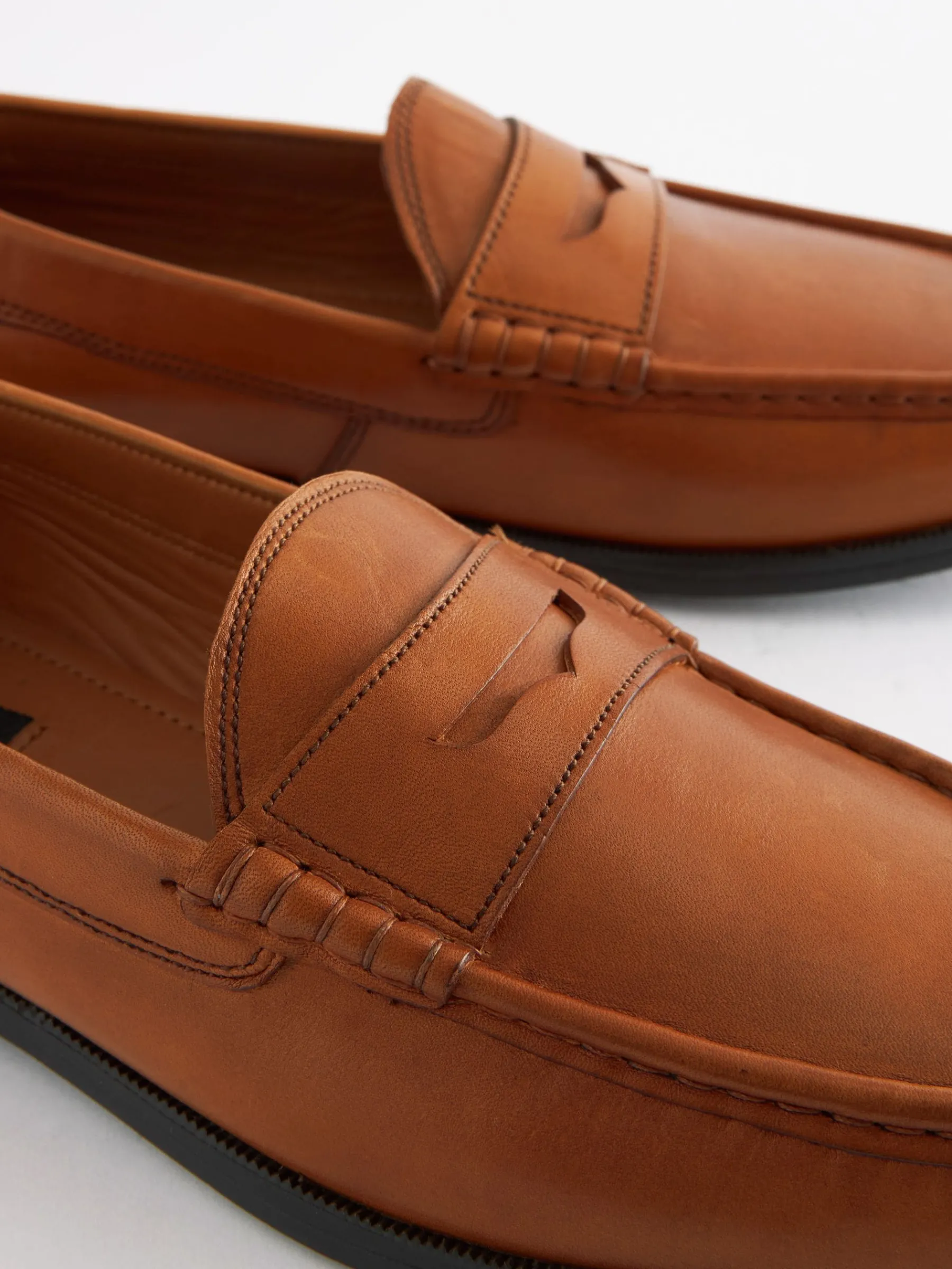 Tan Brown Penny Loafers<Joules Best