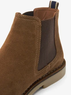 Tan Brown Suede Chelsea Boots<Joules Online