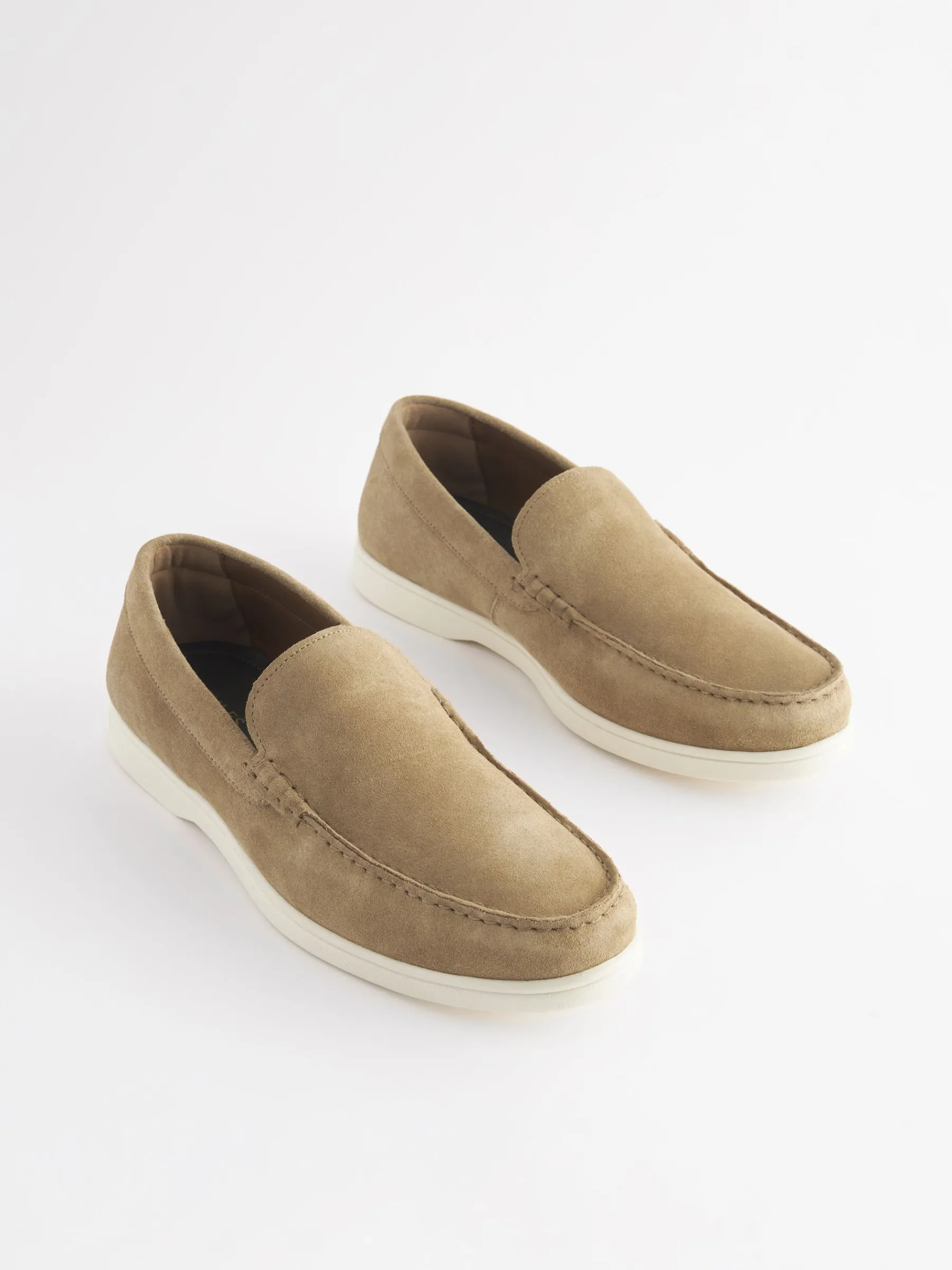 Tan Suede Apron Loafers<Joules Clearance