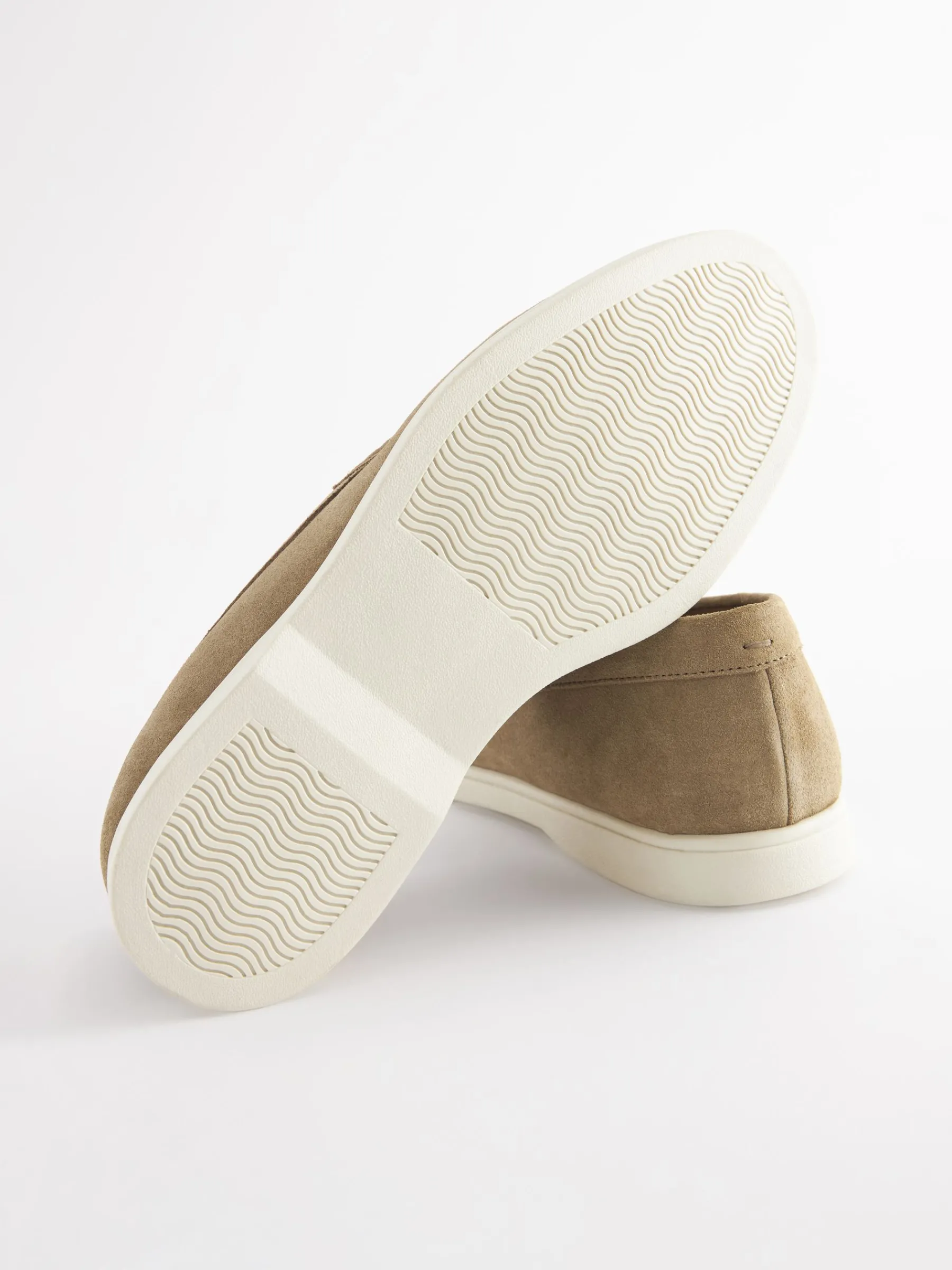 Tan Suede Apron Loafers<Joules Clearance