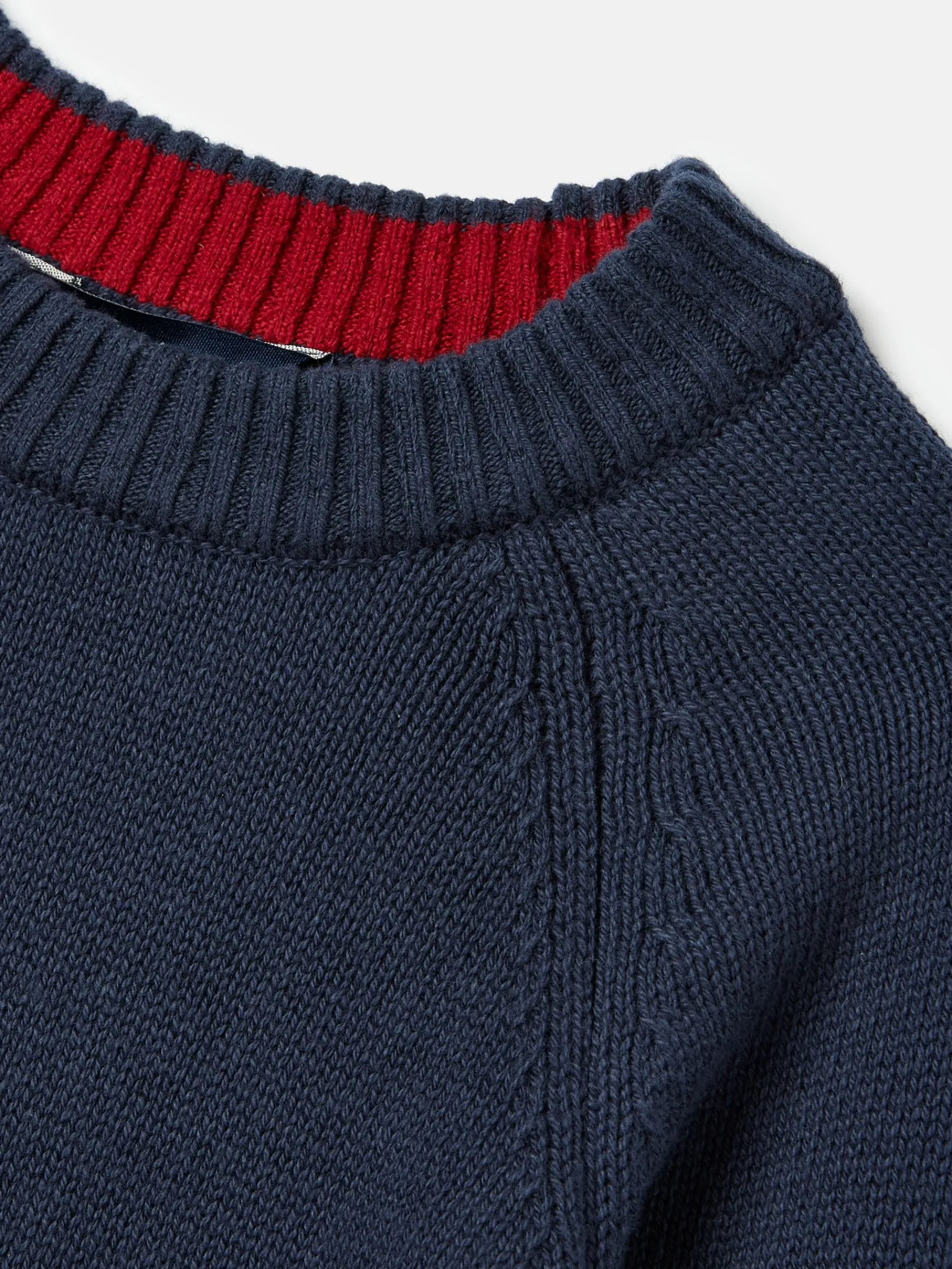 The Cracking Knit Navy Blue Festive Knitted Jumper<Joules Sale