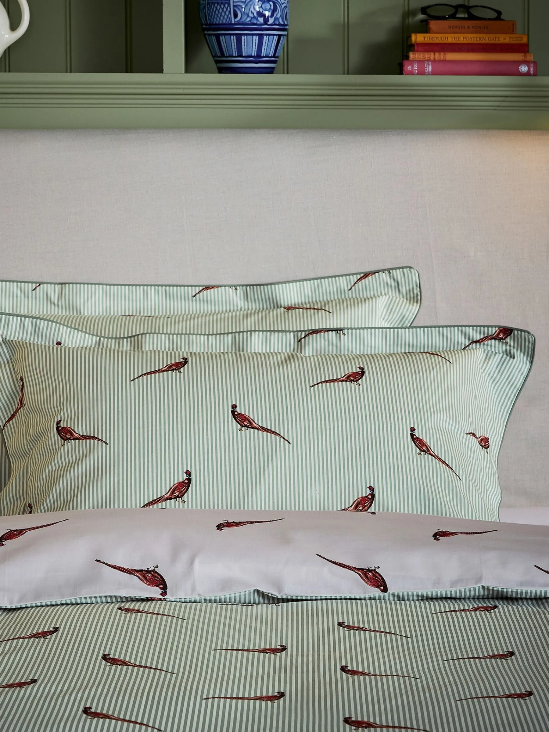 The Pheasant 100% Cotton Pheasant Bedding Set<Joules Clearance