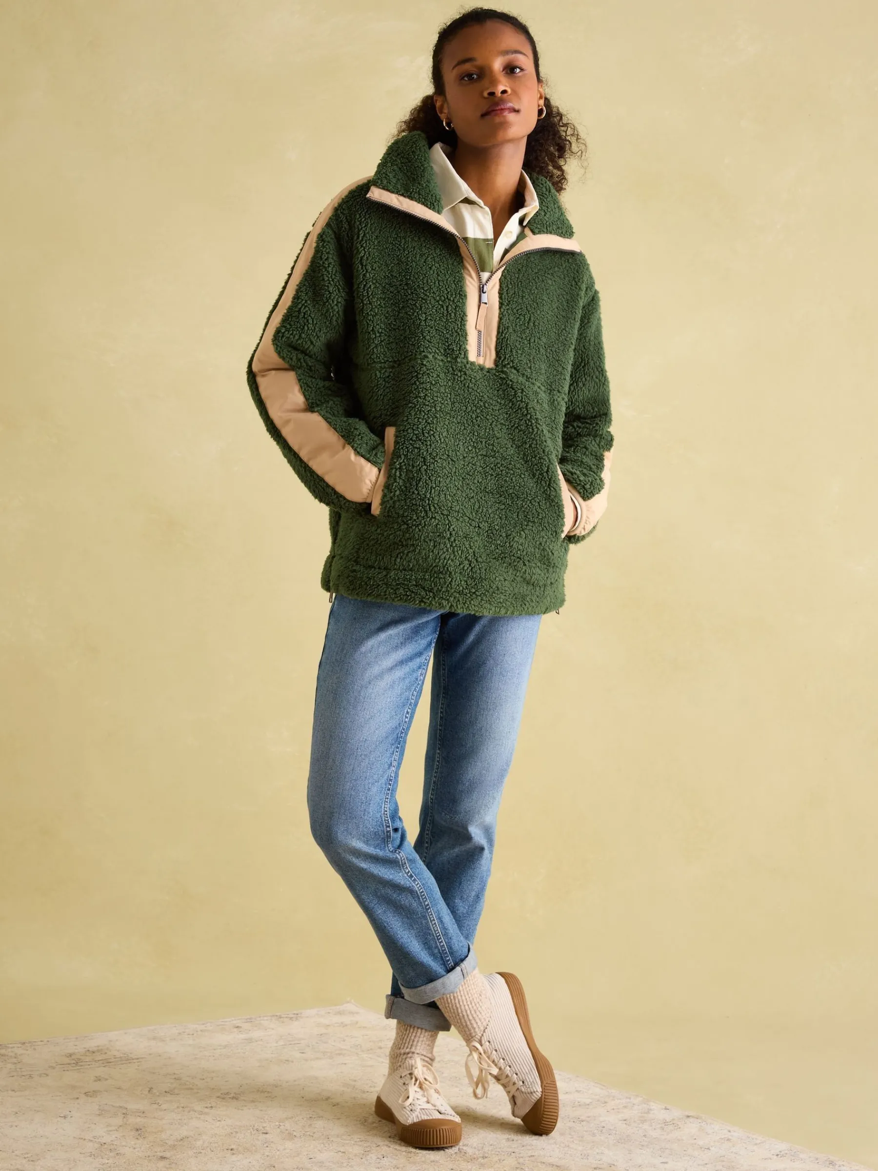 Tilly Quarter Zip Fleece<Joules Clearance