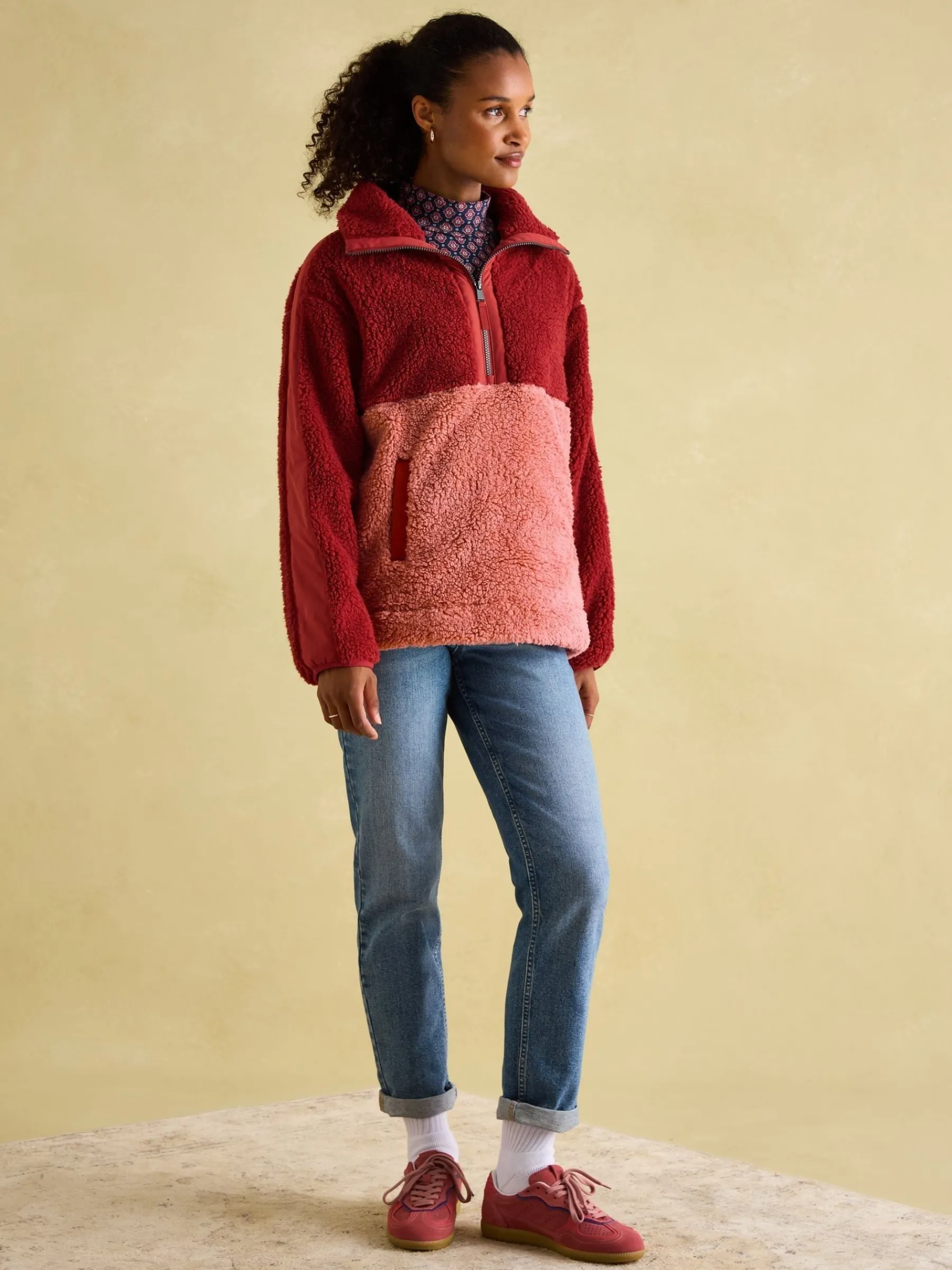 Tilly Quarter Zip Fleece<Joules Sale