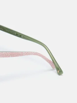 Tortoiseshell Print Round Rimmed Sunglasses<Joules
