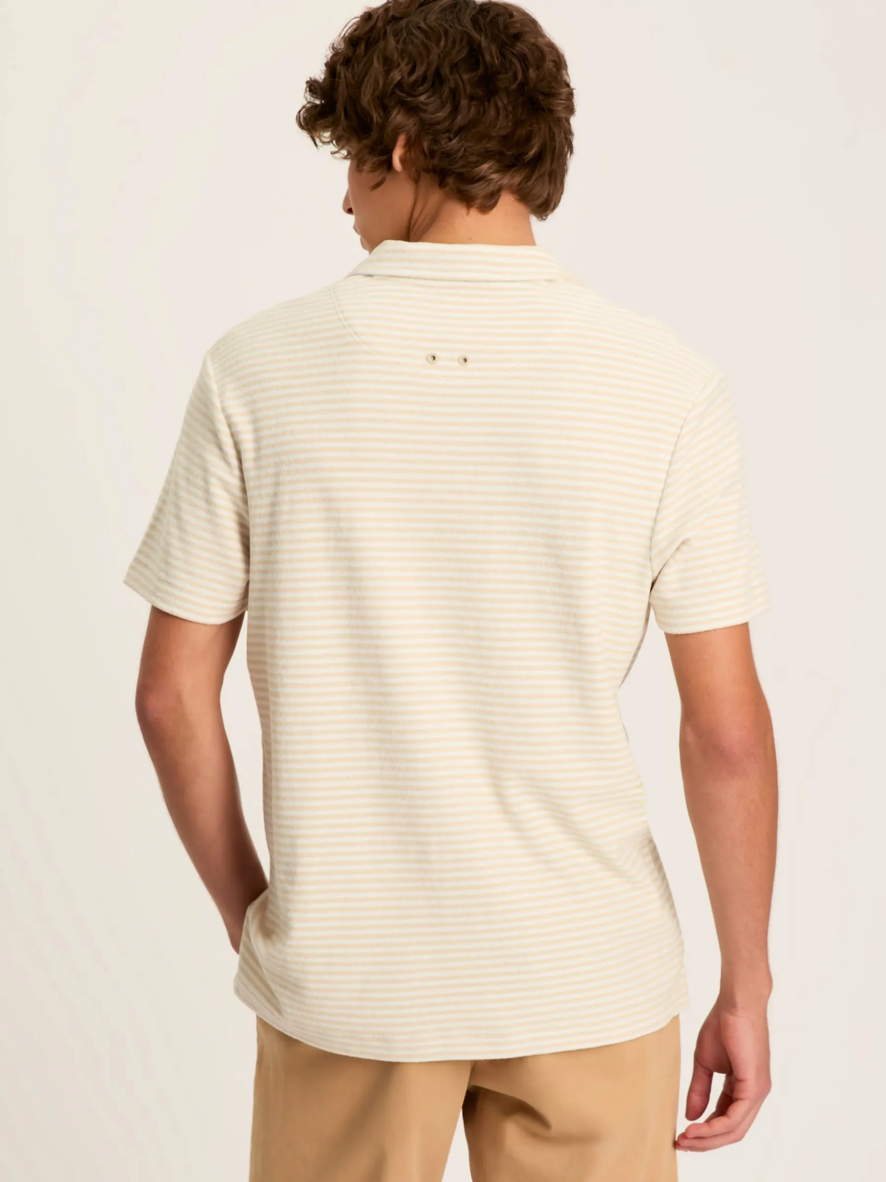 Towelling Striped Polo Shirt<Joules Discount