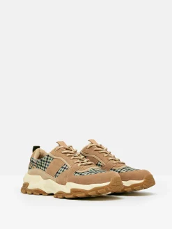 Trek Natural Check Trainers<Joules Outlet