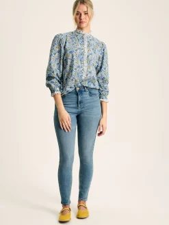 Valentina Broderie Trim Blouse<Joules Best
