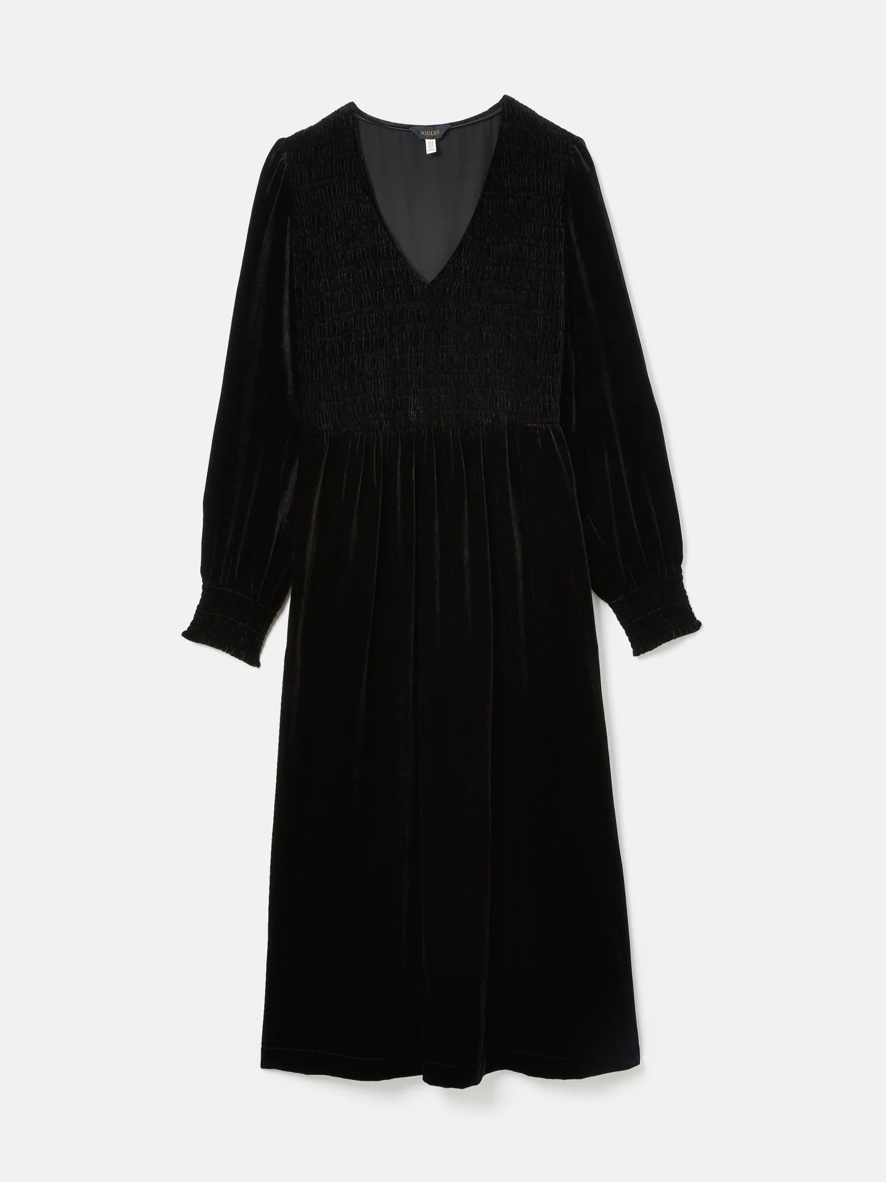 Vanessa Velvet Shirred Dress<Joules Outlet