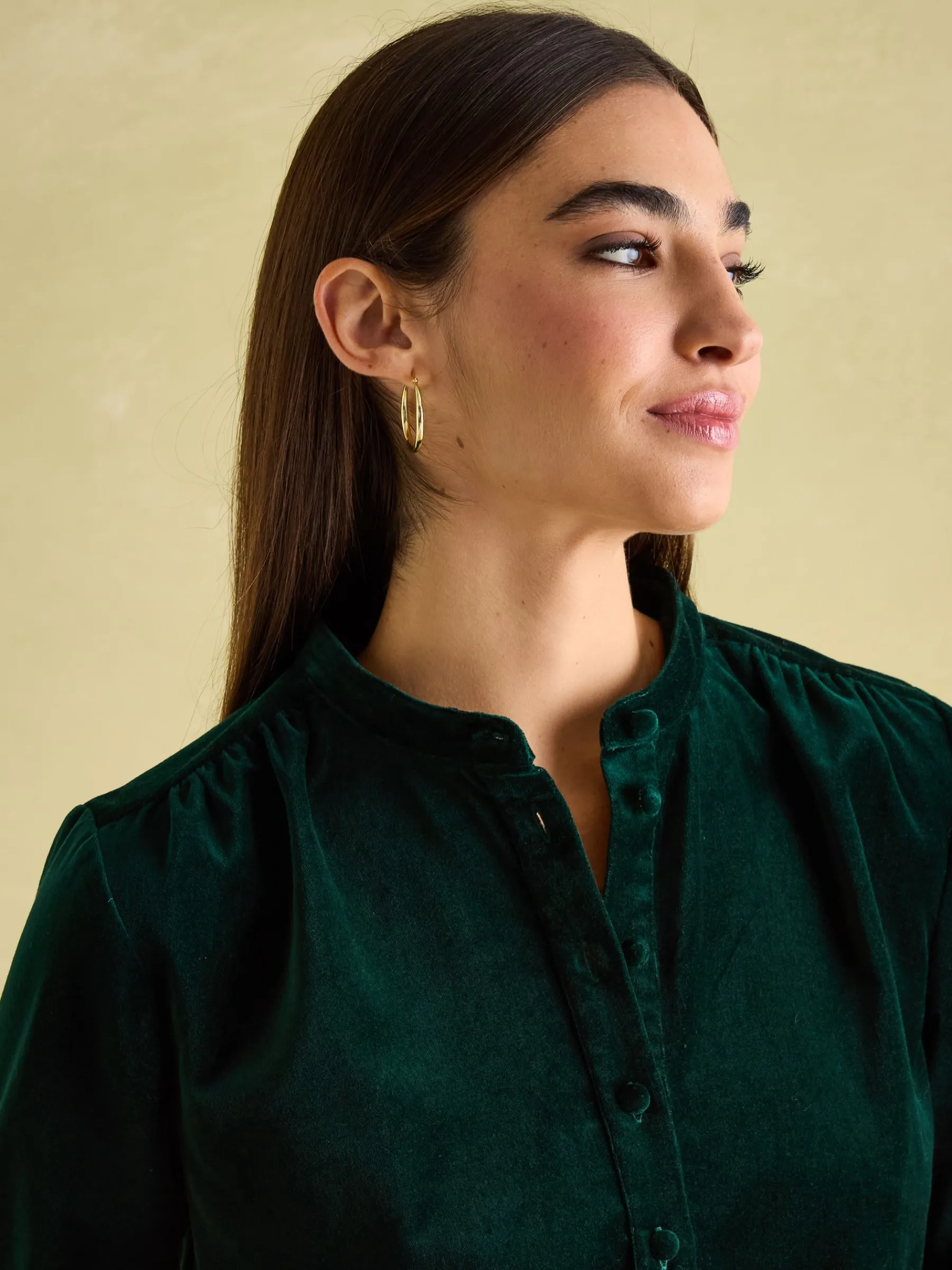Velvet Marlowe Nehru Collar Shirt Dress<Joules Discount