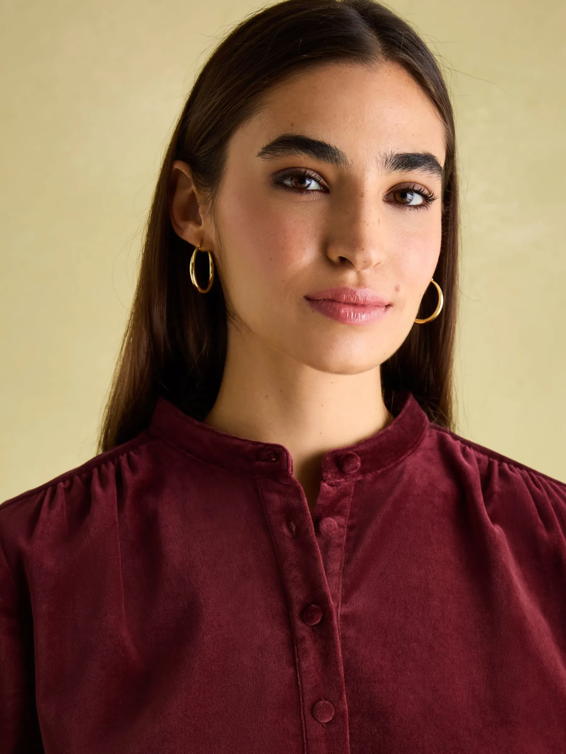 Velvet Marlowe Nehru Collar Shirt Dress<Joules Outlet
