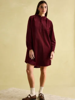 Velvet Marlowe Nehru Collar Shirt Dress<Joules Outlet