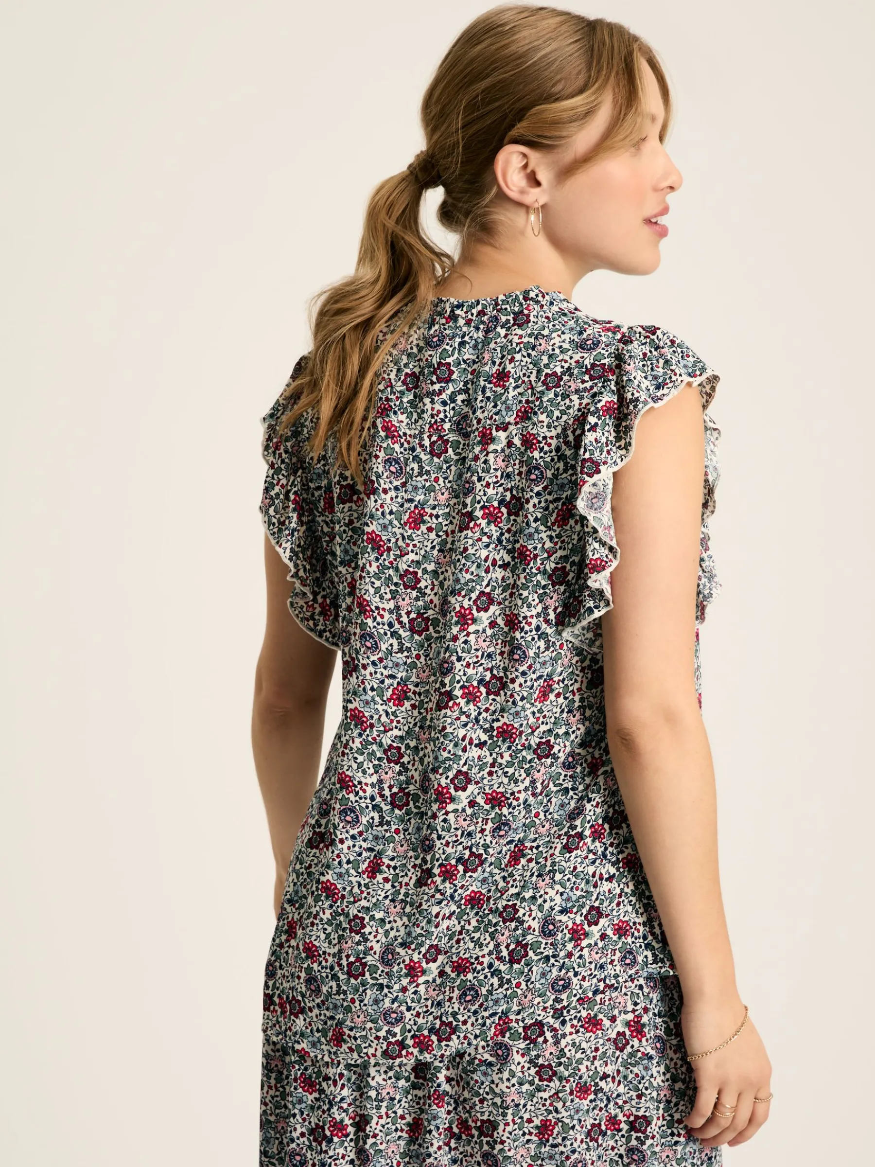 Verity Frill Shoulder Sleeveless Blouse<Joules New