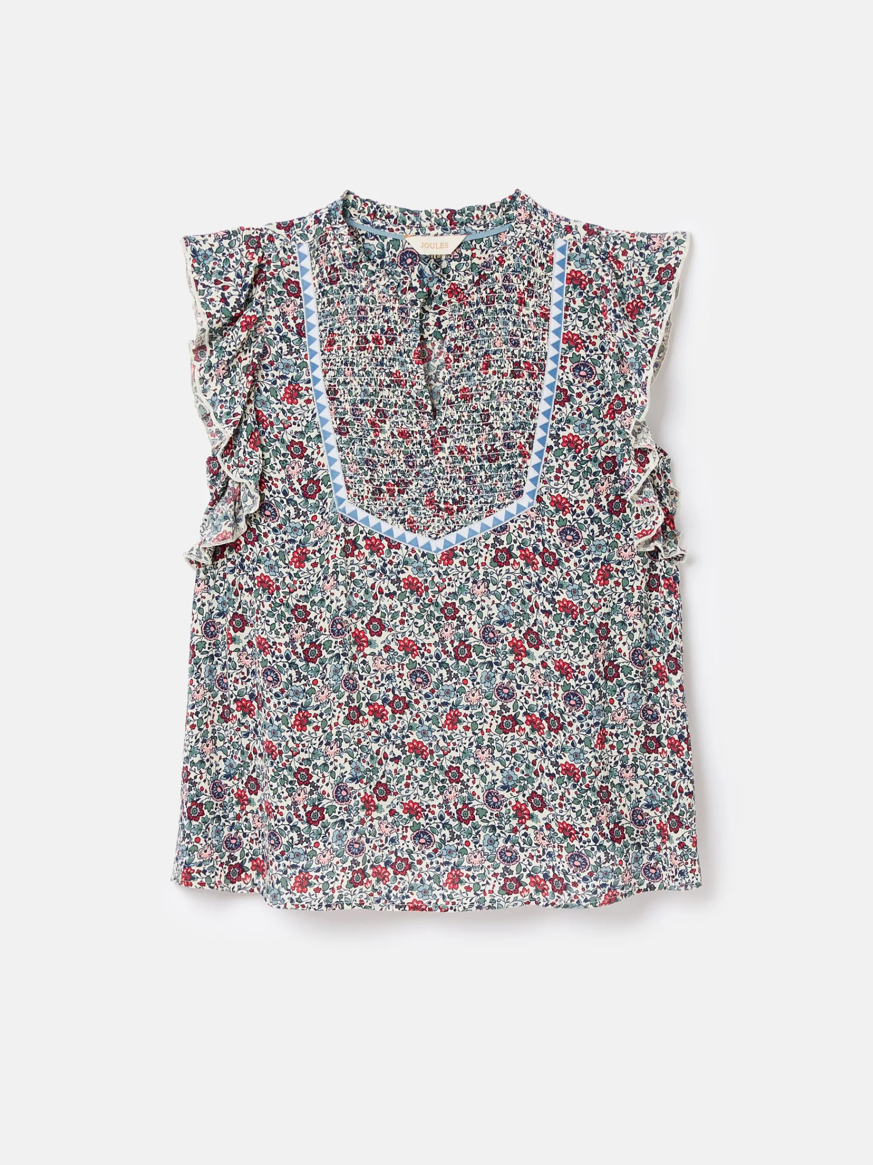 Verity Frill Shoulder Sleeveless Blouse<Joules New