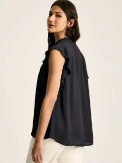 Verity Frill Shoulder Sleeveless Blouse<Joules Sale